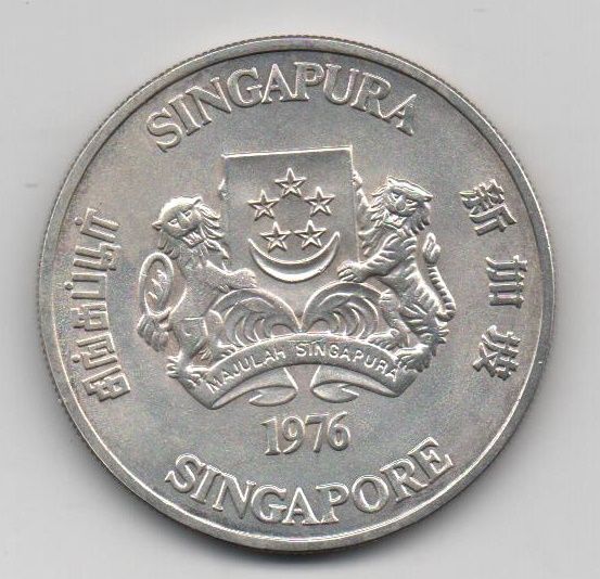 SINGAPUR DEL AÑO 1976 DE 10 DOLARES